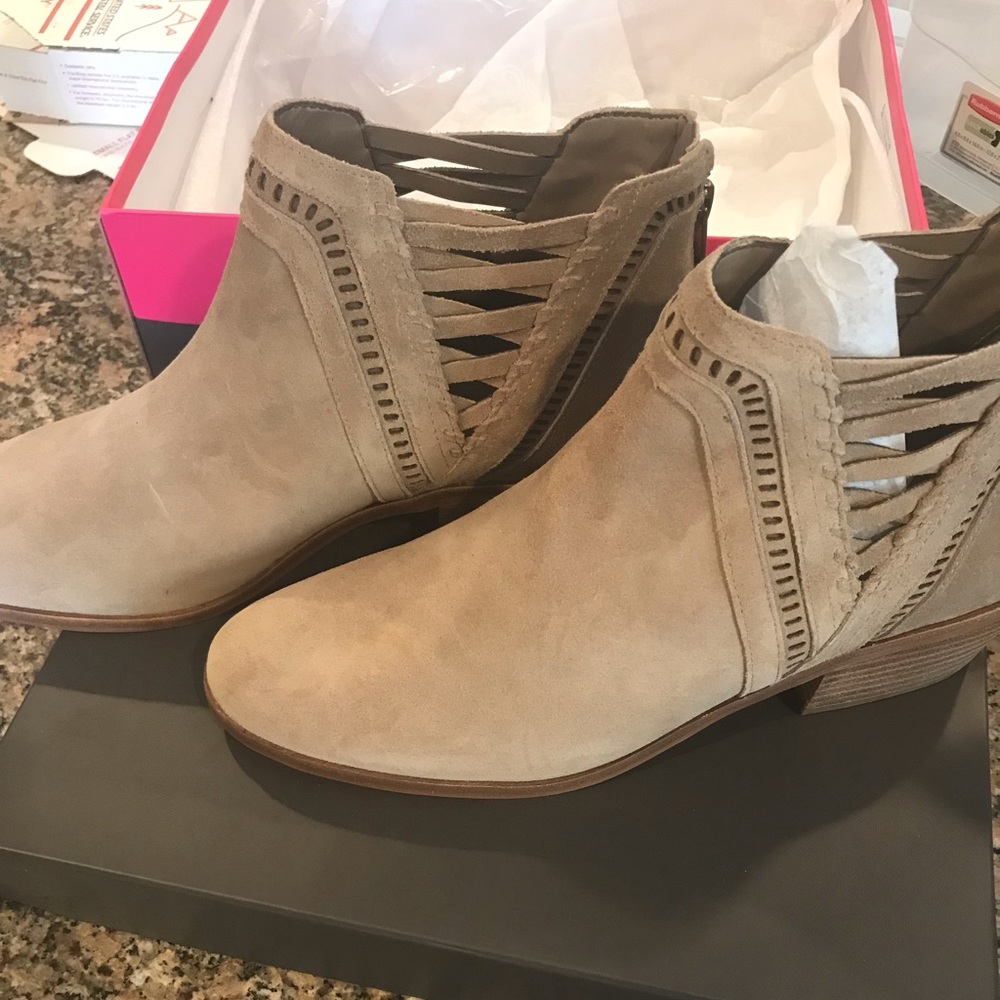 Vince Camuto suede booties. Brand new